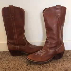 Steve Madden Leather Cowboy Boots